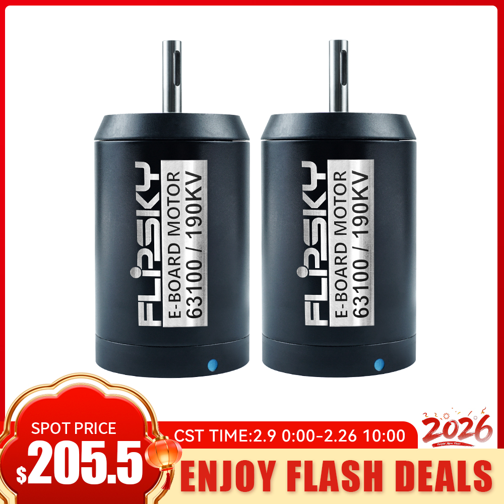 Flipsky Flash Deals 2PCS Senso - 63100 Brushless Motor 140Kv ulasan dan harga